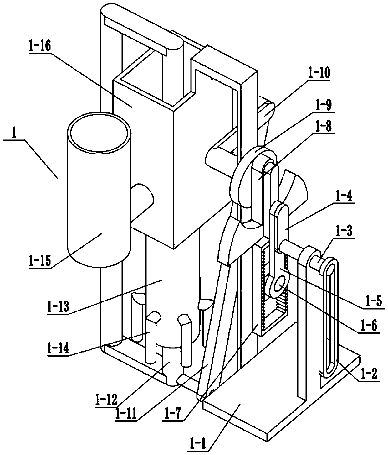 Spraying equipment for building material