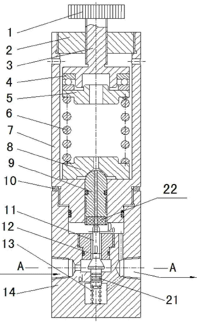 High pressure reducing valve