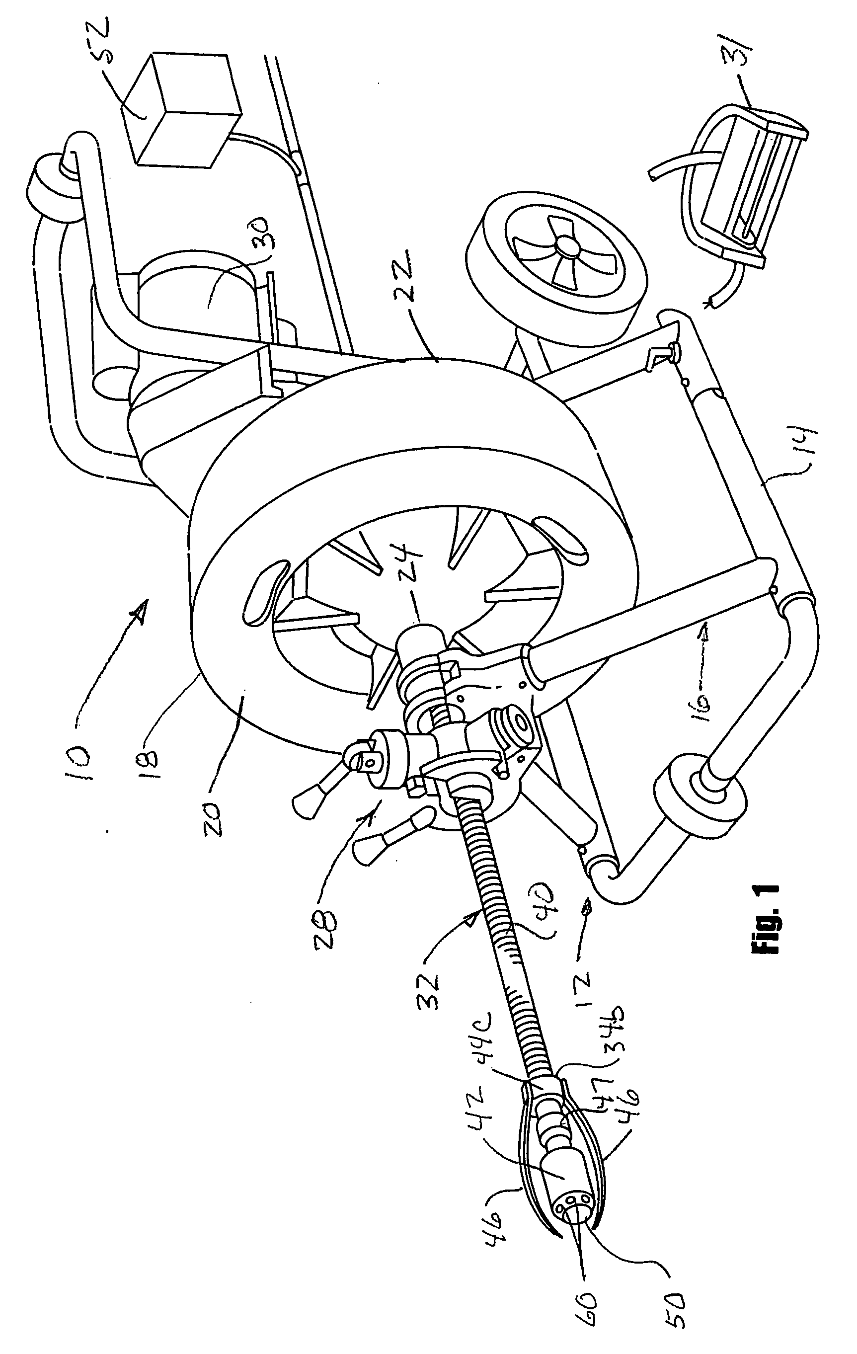 Waste line inspection and clean-out tool