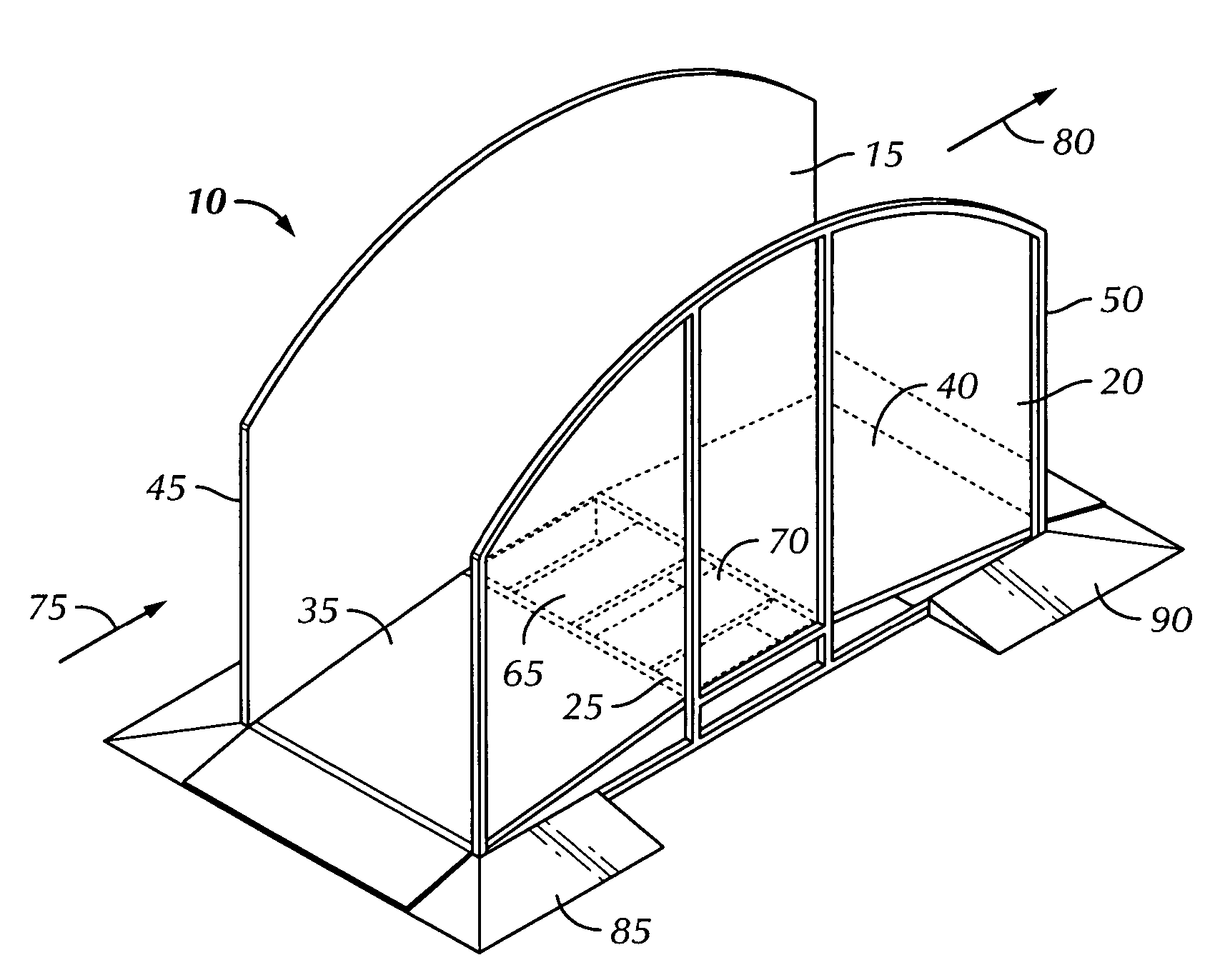 Passively shielded inductive sensor system for personnel screening