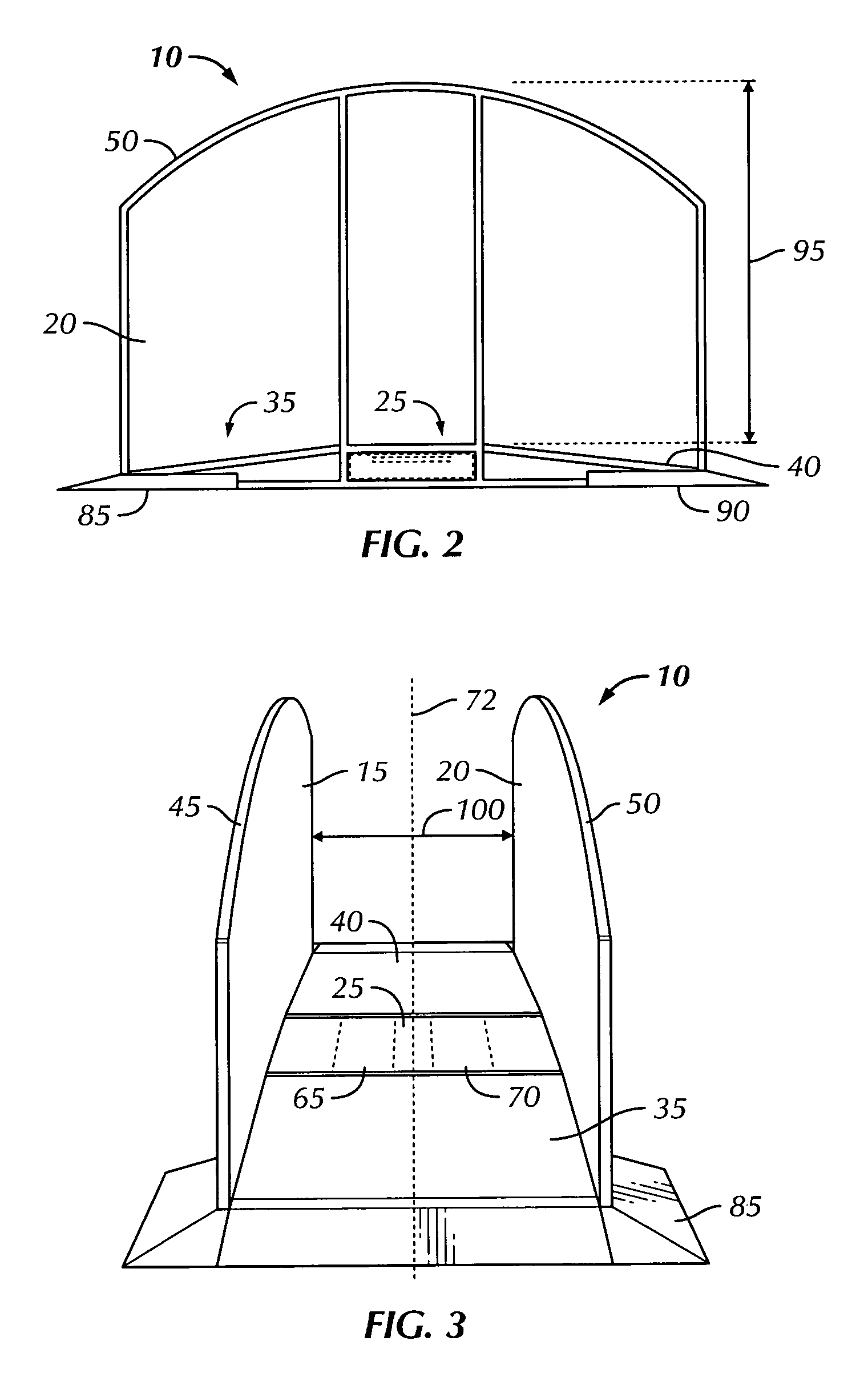 Passively shielded inductive sensor system for personnel screening