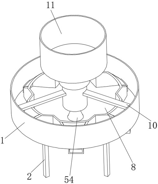 Raw material pretreatment device for non-woven fabric production