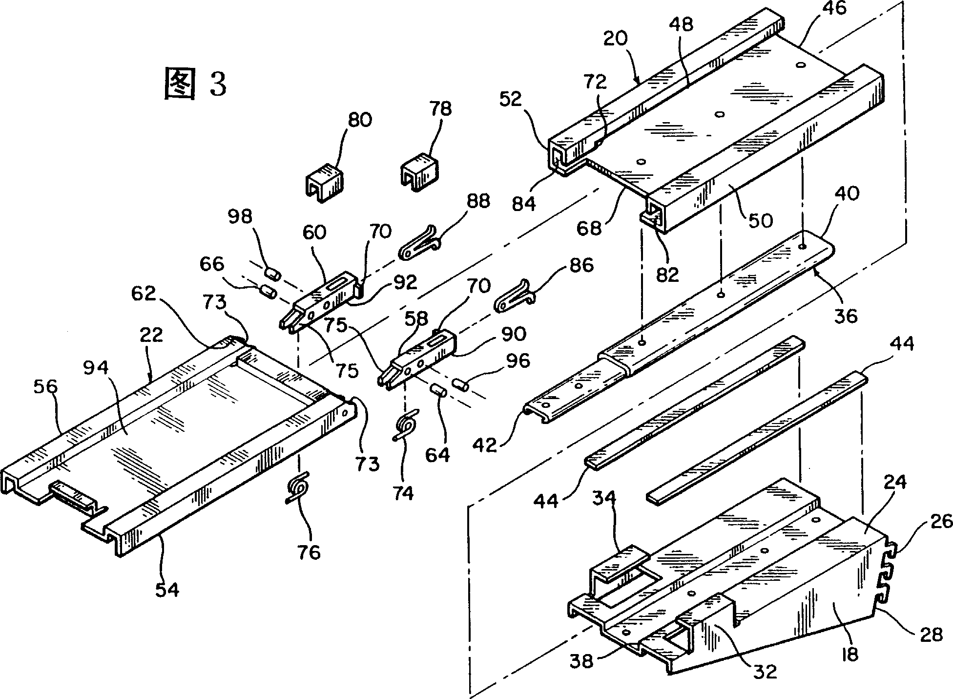 Controlled movement racking system