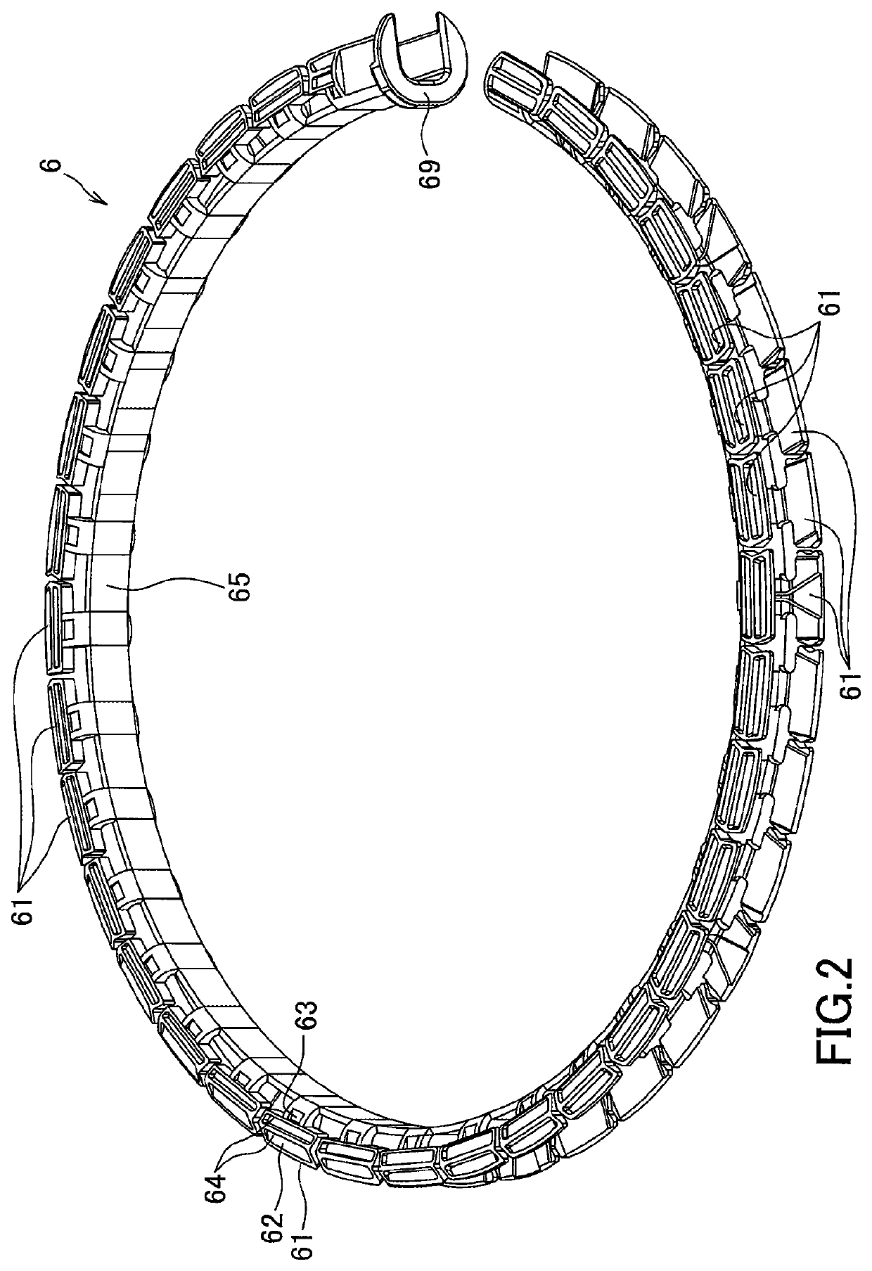 Wire harness and power supply device having the same