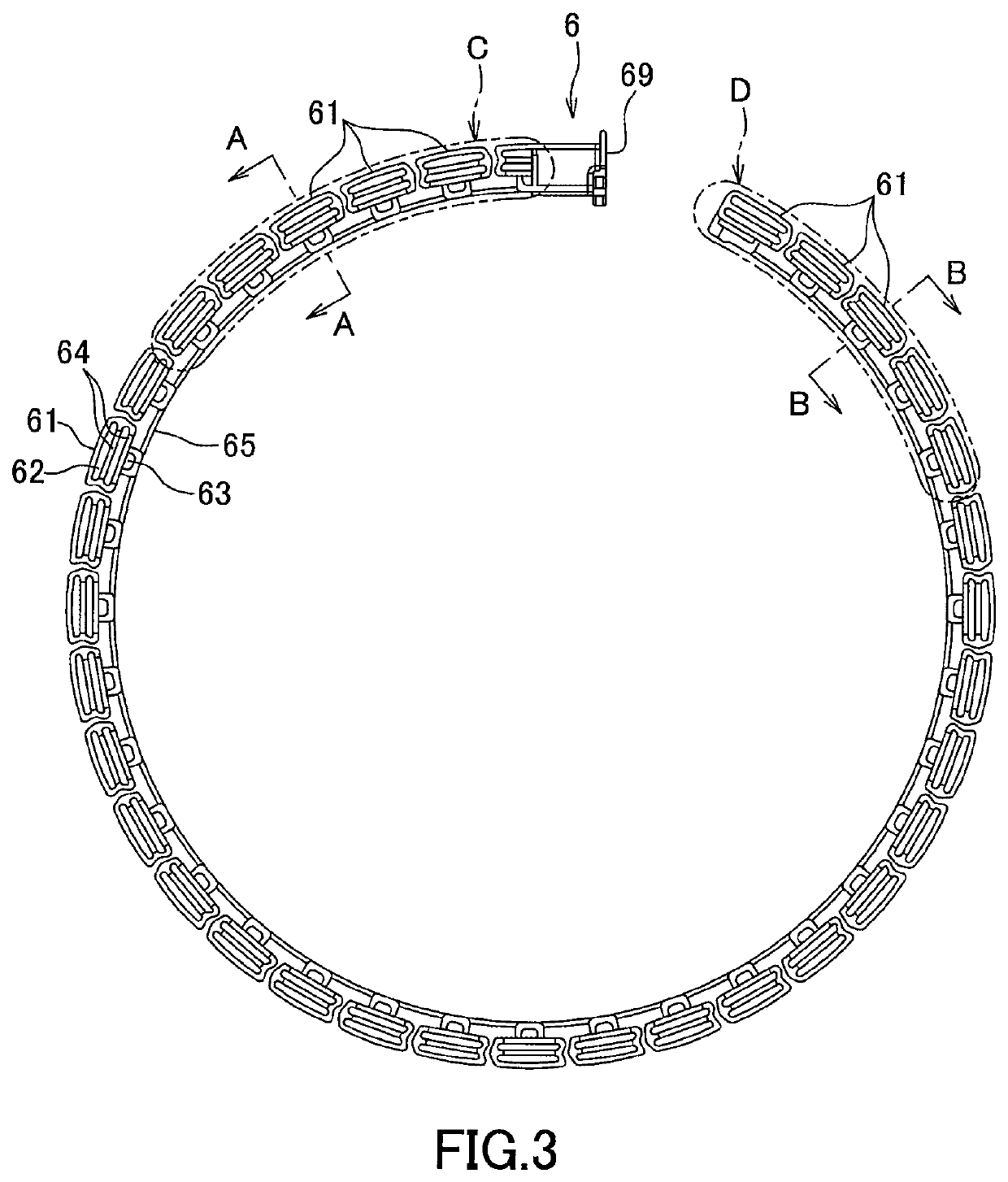 Wire harness and power supply device having the same