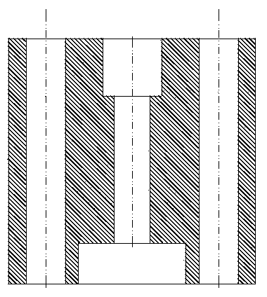 A catenary type reinforced shot blasting machine quick-change hanger