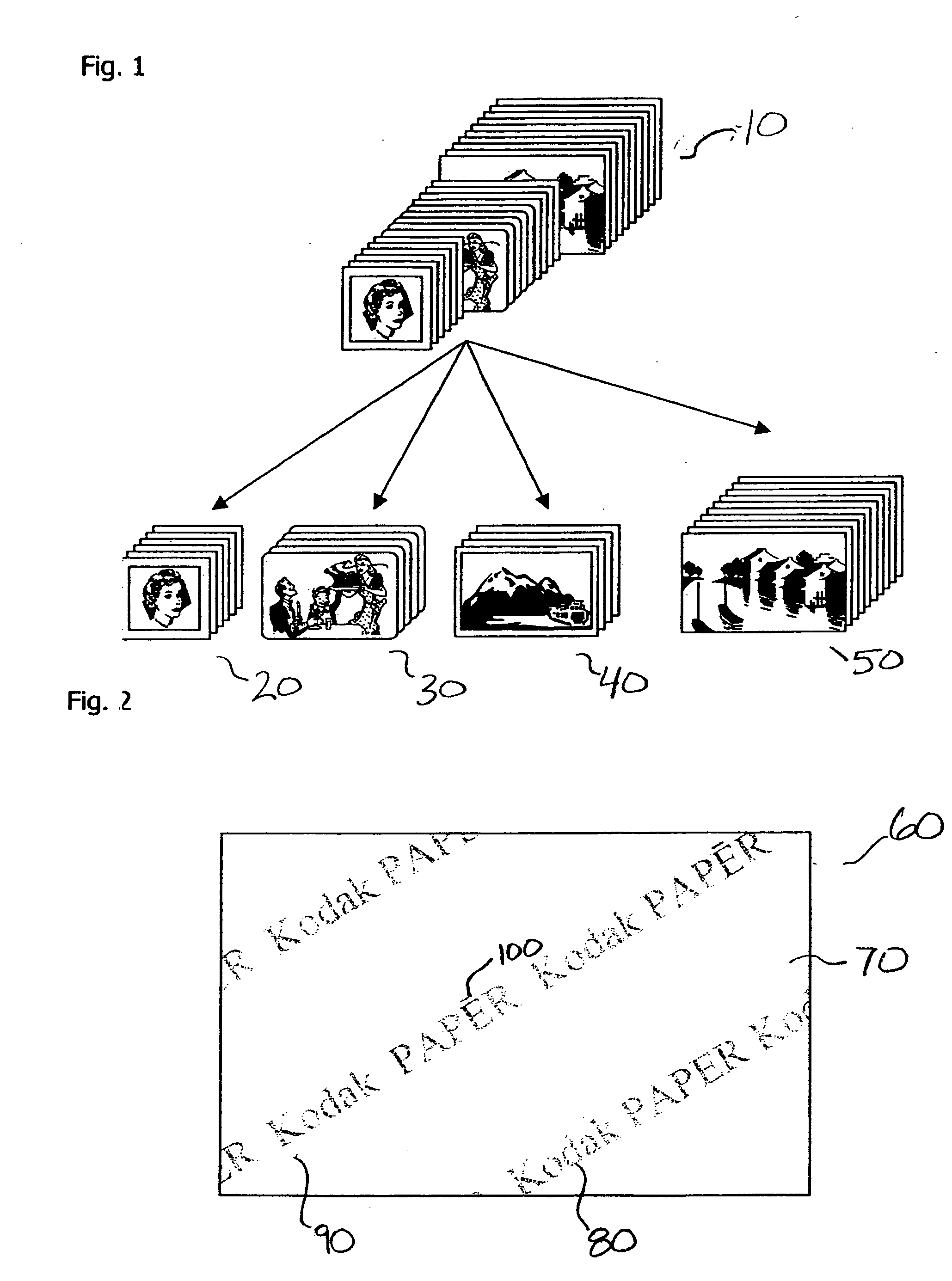 Method for automatically organizing a digitized hardcopy media collection