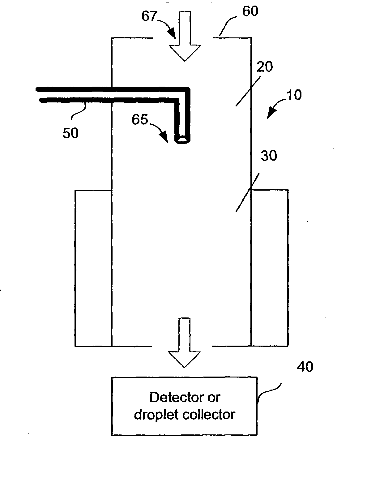 Continuous, lawinar flow water-based particle condensation device and method