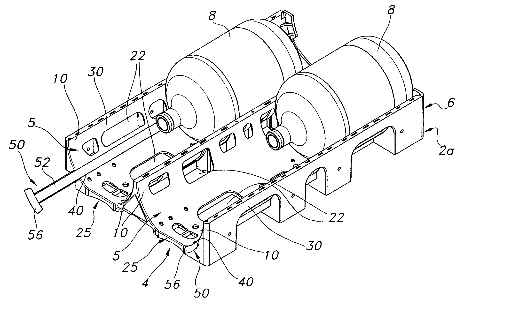 Storage rack with puller assembly