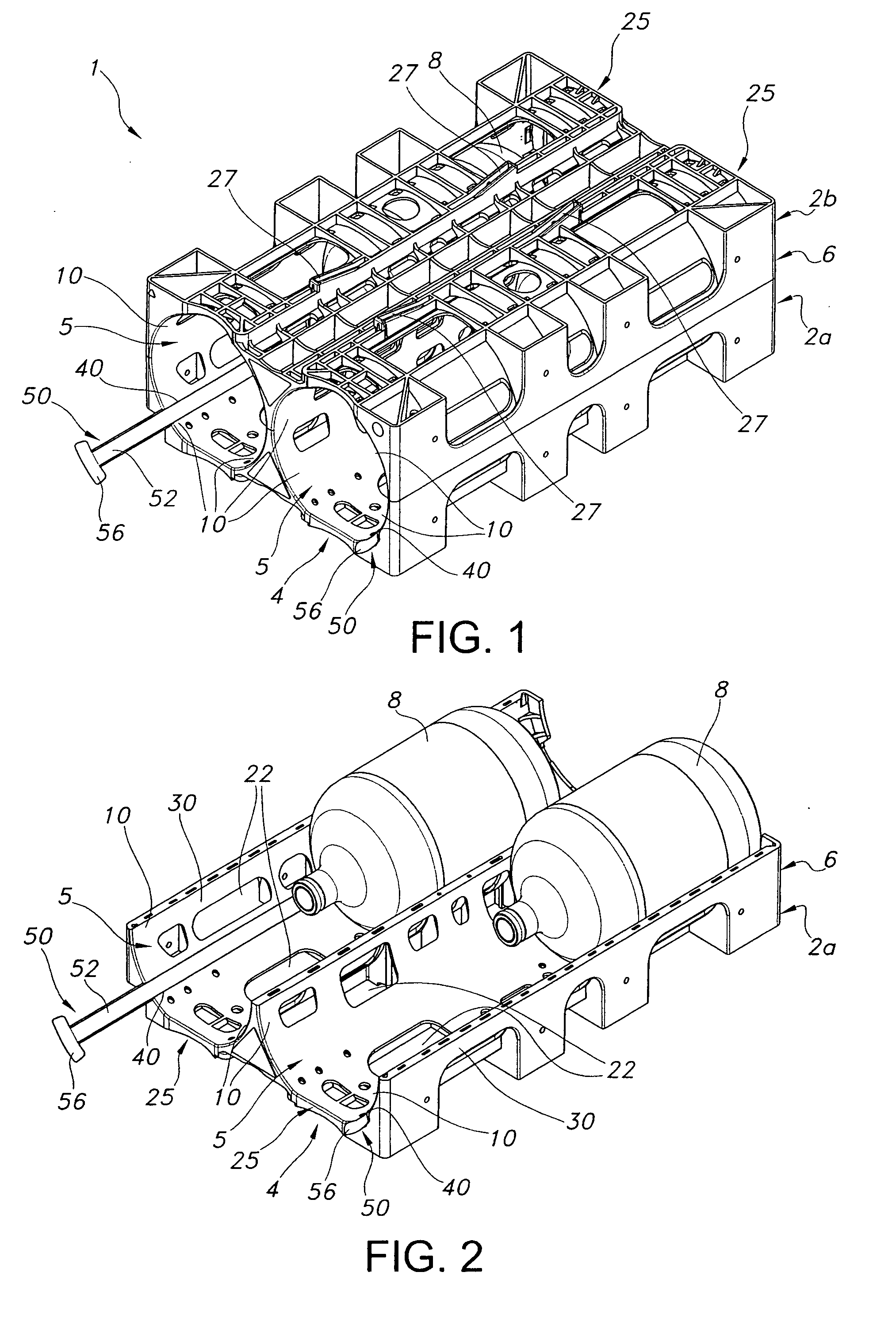 Storage rack with puller assembly