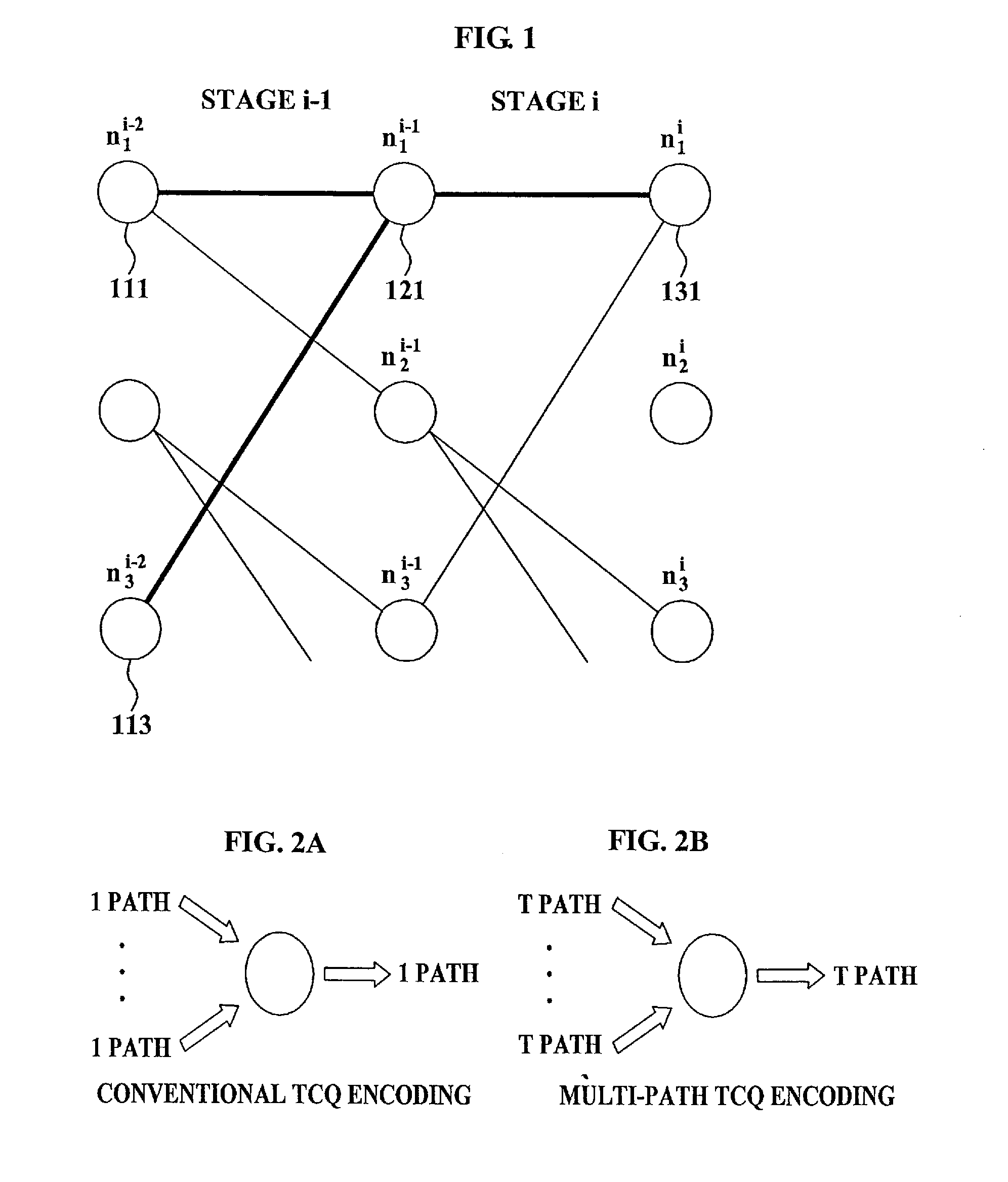 Multi-path trellis coded quantization method and multi-path coded quantizer using the same