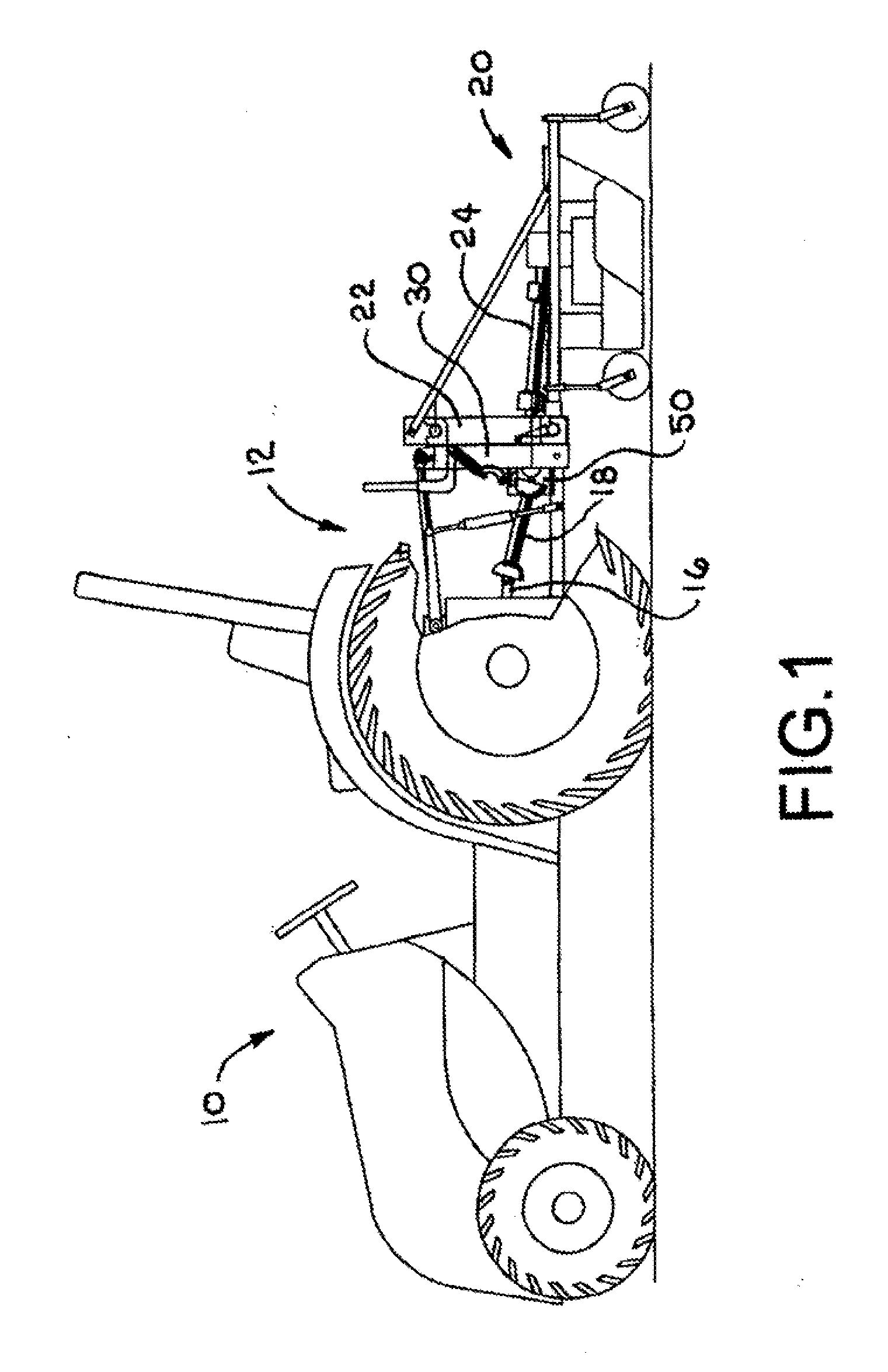 Lever connect pto module for three-point hitch quick coupler