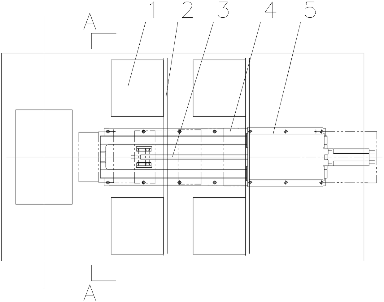 Horizontal transverse moving type automatic box switching device