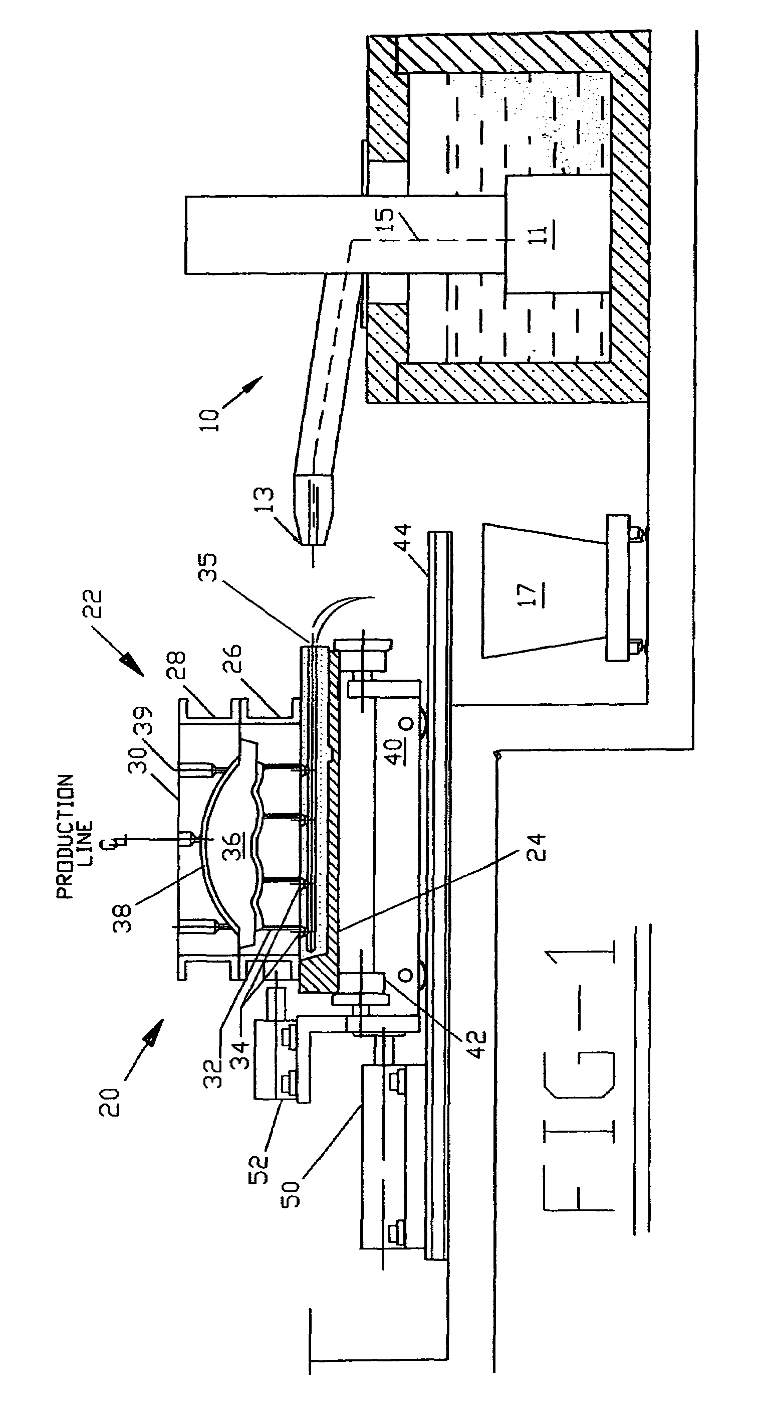 Offset mold process