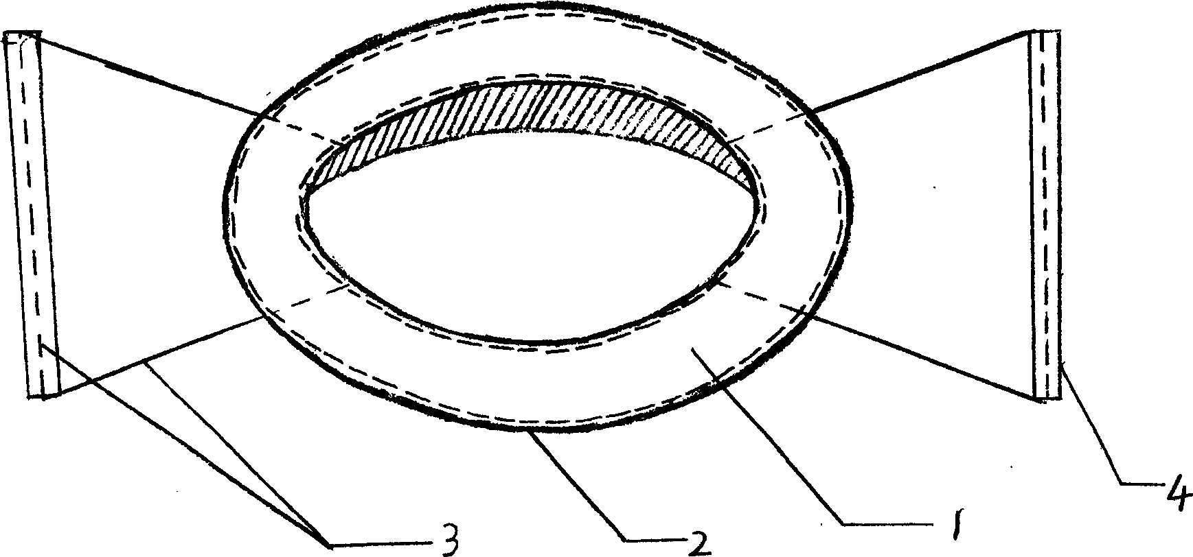 Blood dispelling and hemostasis bandage