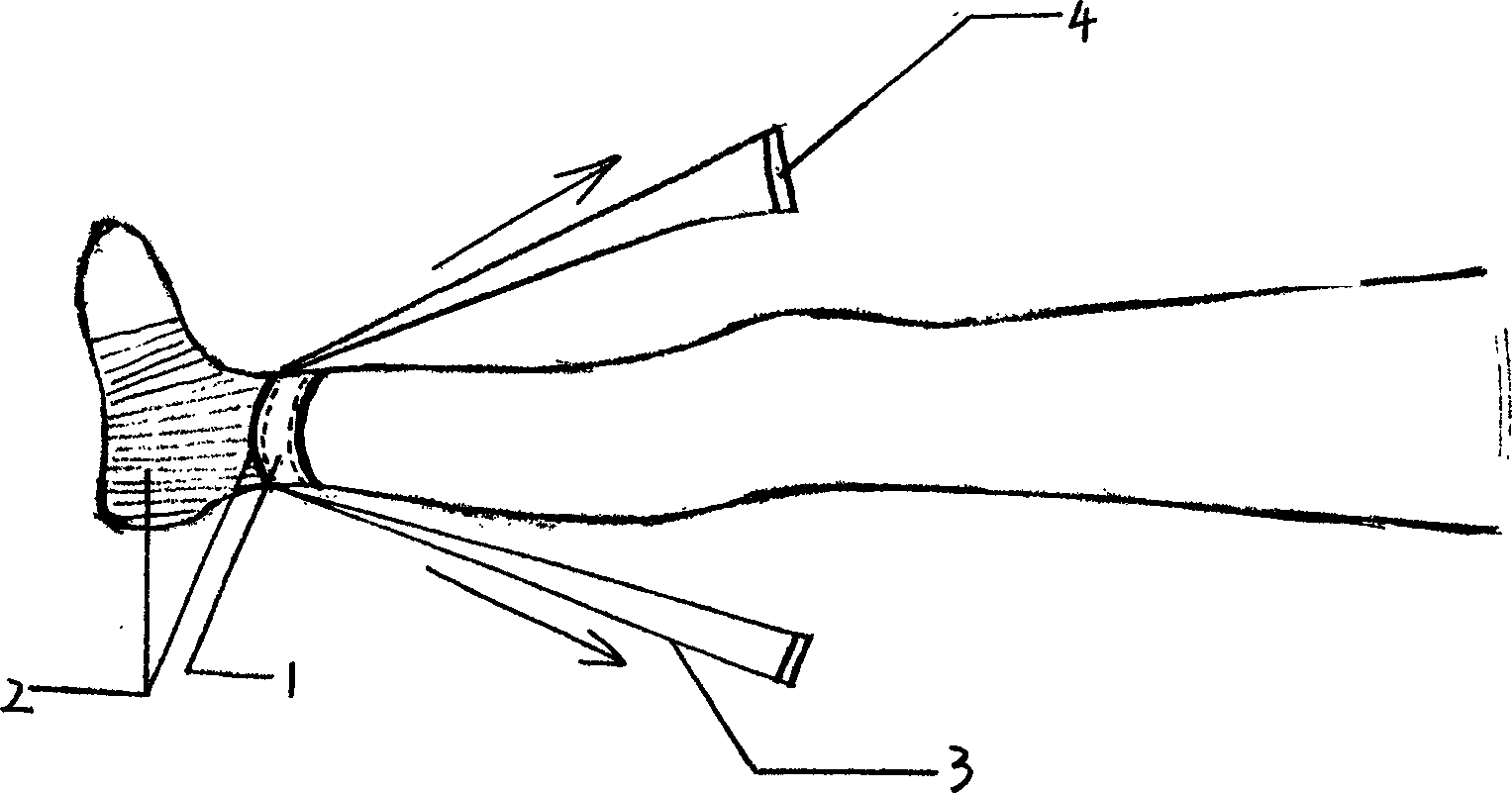 Blood dispelling and hemostasis bandage