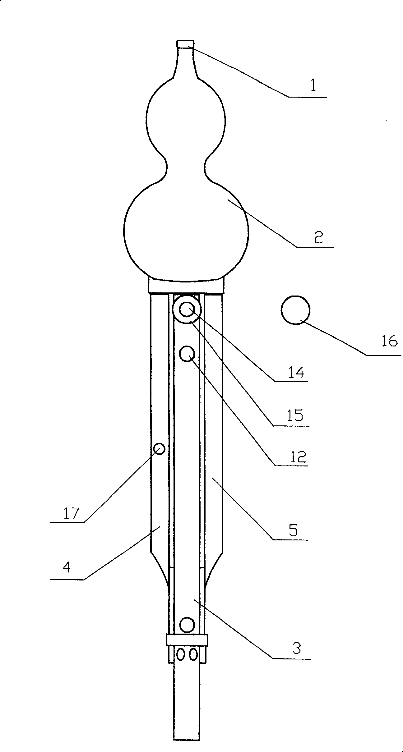 Wide-sound Hulusi cakbash flute