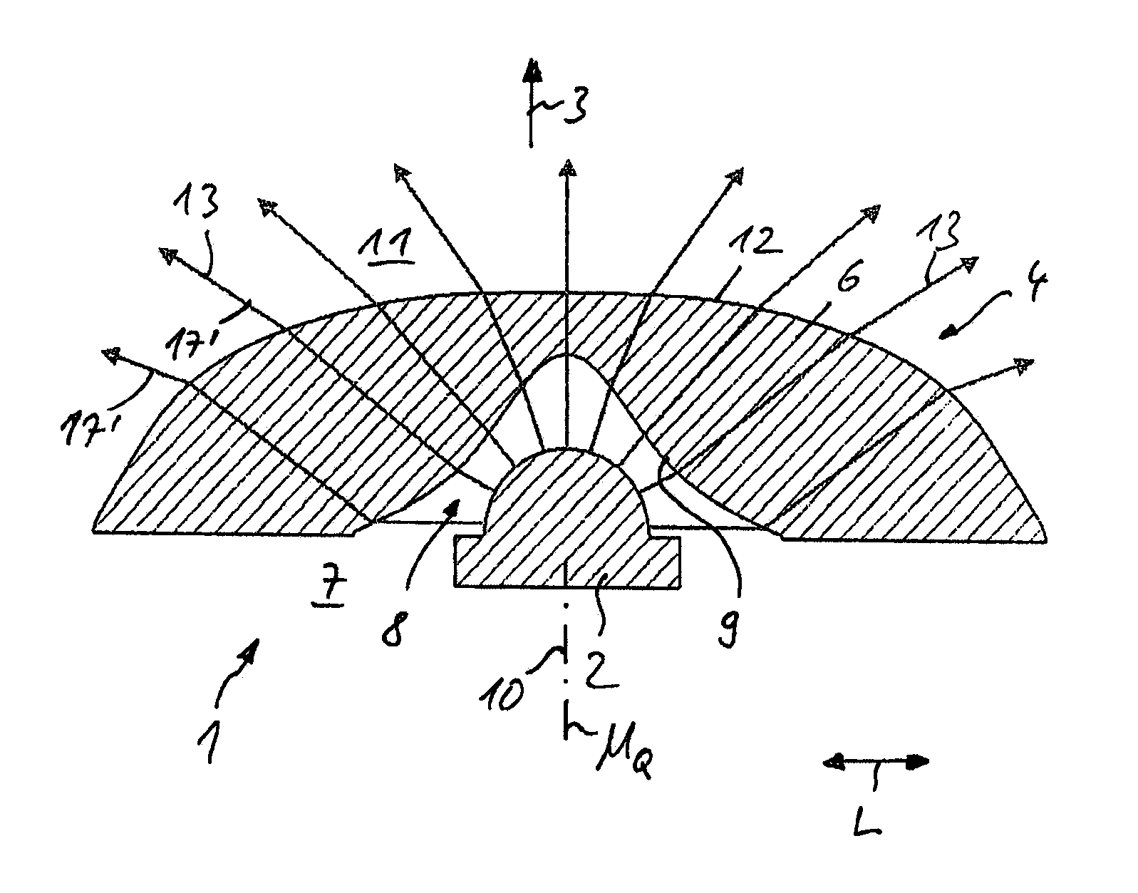 Street lighting device