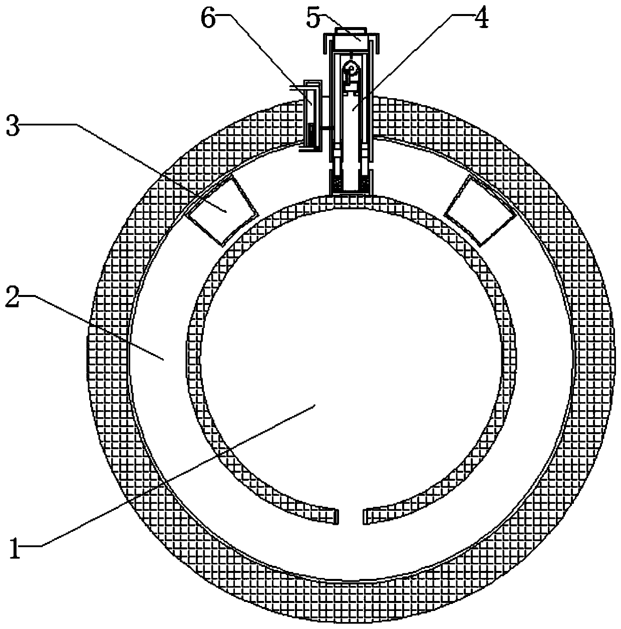 Device for detecting water yield of pipeline by utilizing water yield to drive air pressure change