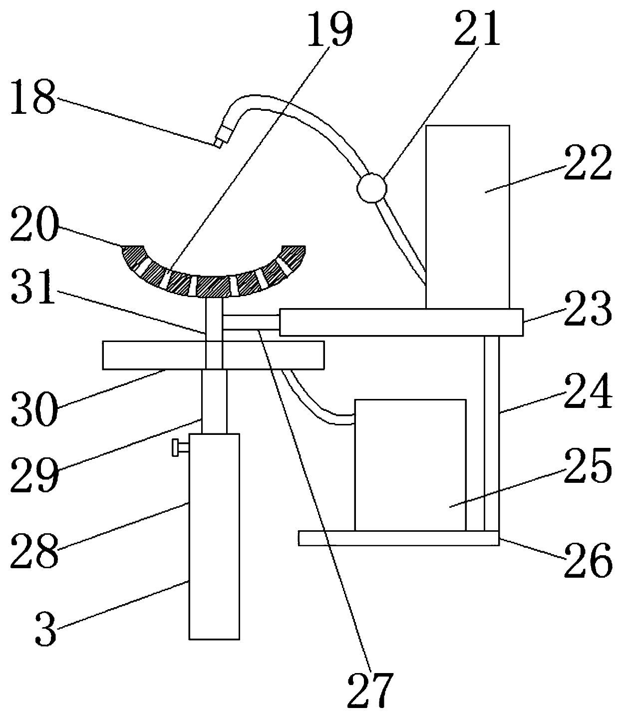 Pediatric leg wound treatment medical device capable of distracting children