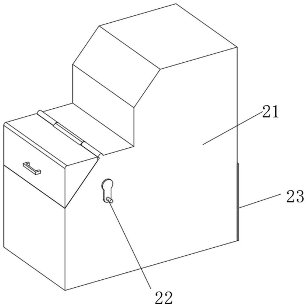 Integrated garbage can convenient for classification treatment