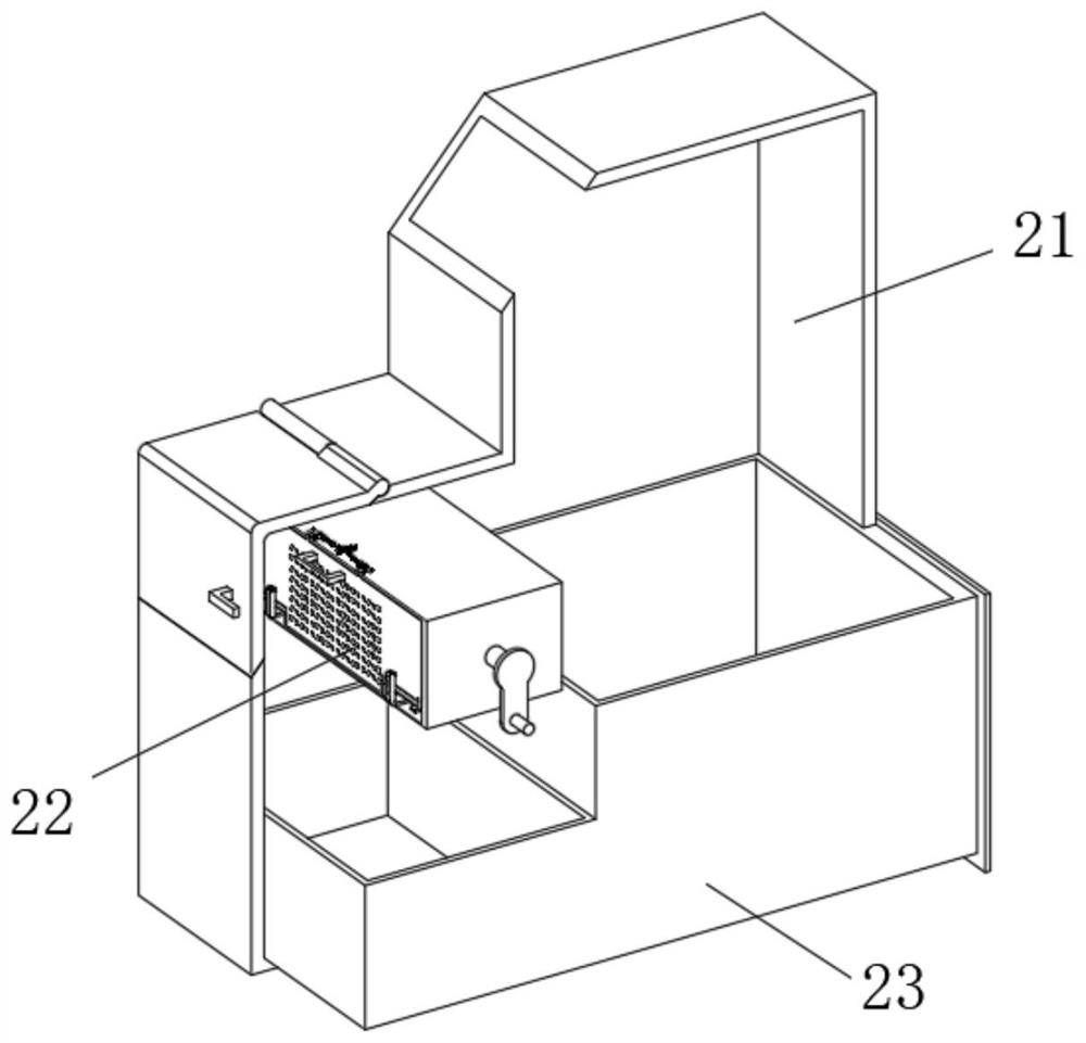 Integrated garbage can convenient for classification treatment