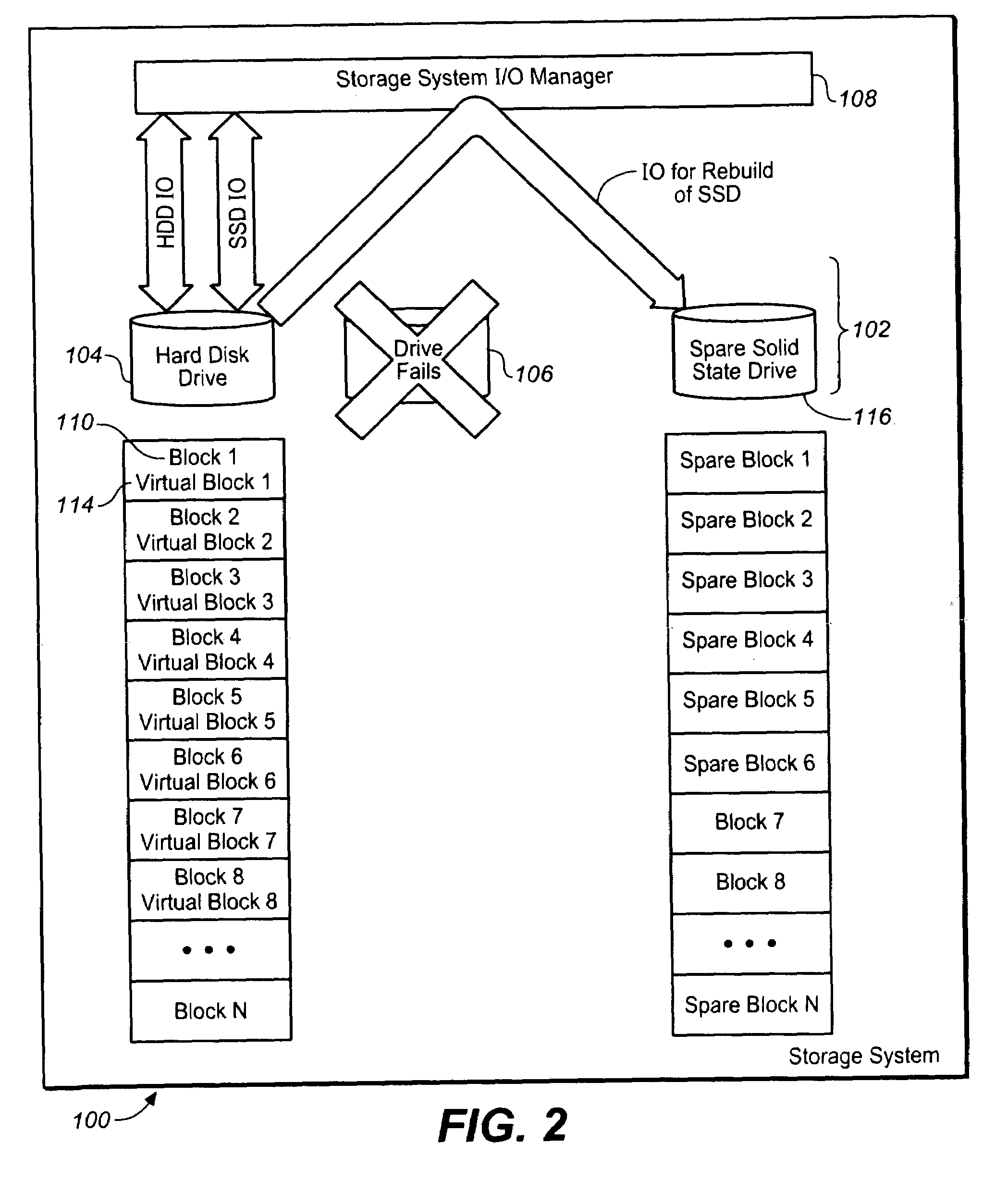 System and method for providing performance-enhanced rebuild of a solid-state drive (SSD) in a solid-state drive hard disk drive (SSD HDD) redundant array of inexpensive disks 1 (RAID 1) pair