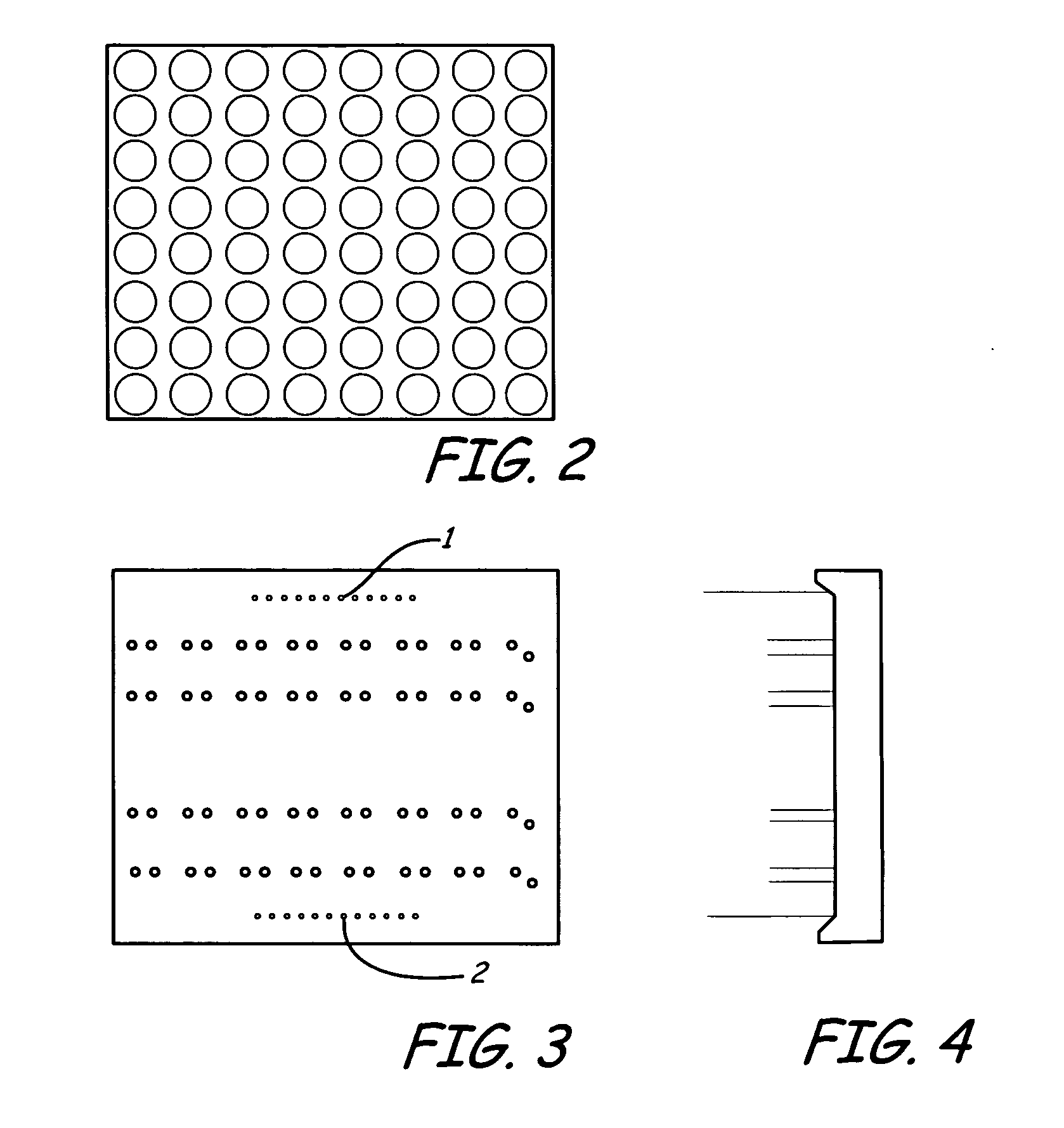 Heat dissipating pin structure for mitigation of LED temperature rise