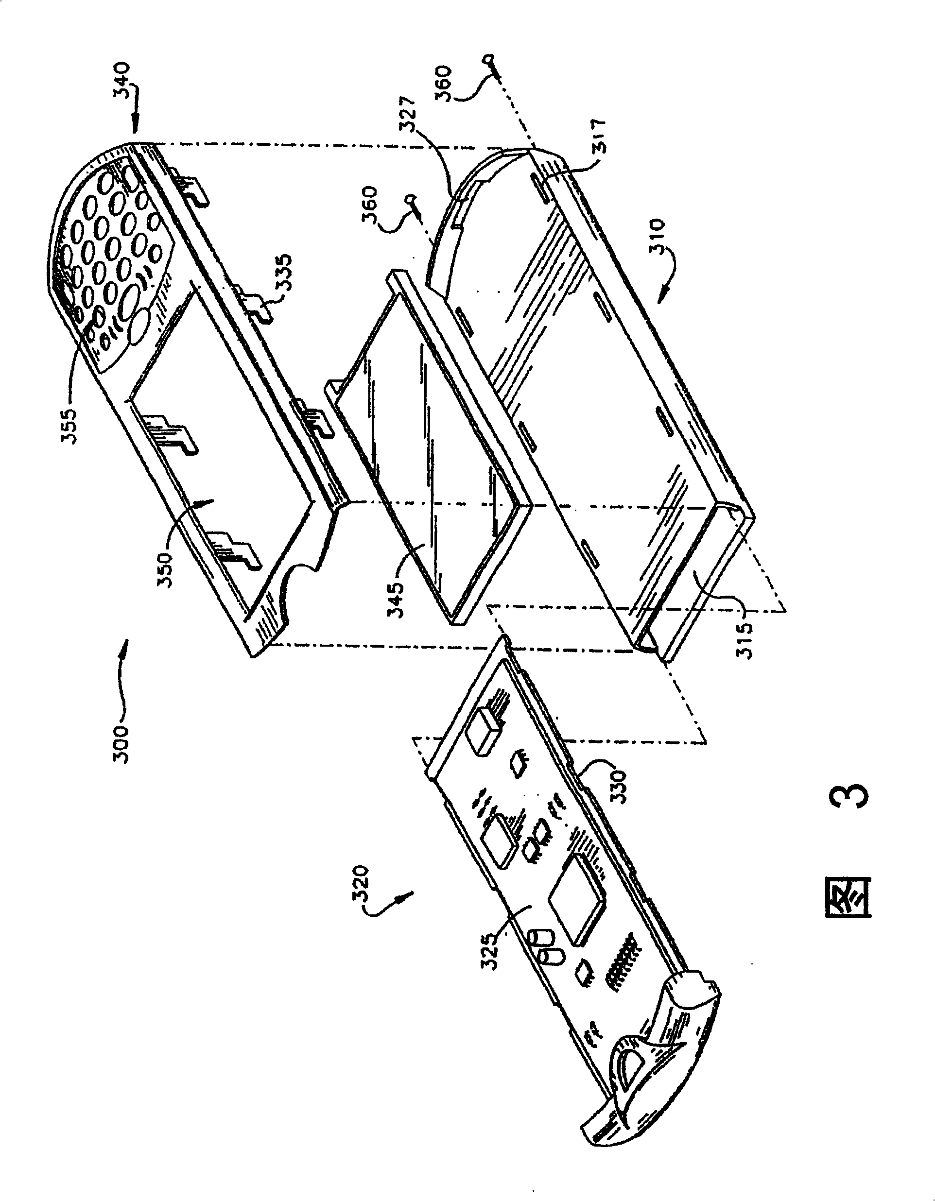 Rugged design for hand held mobile terminals