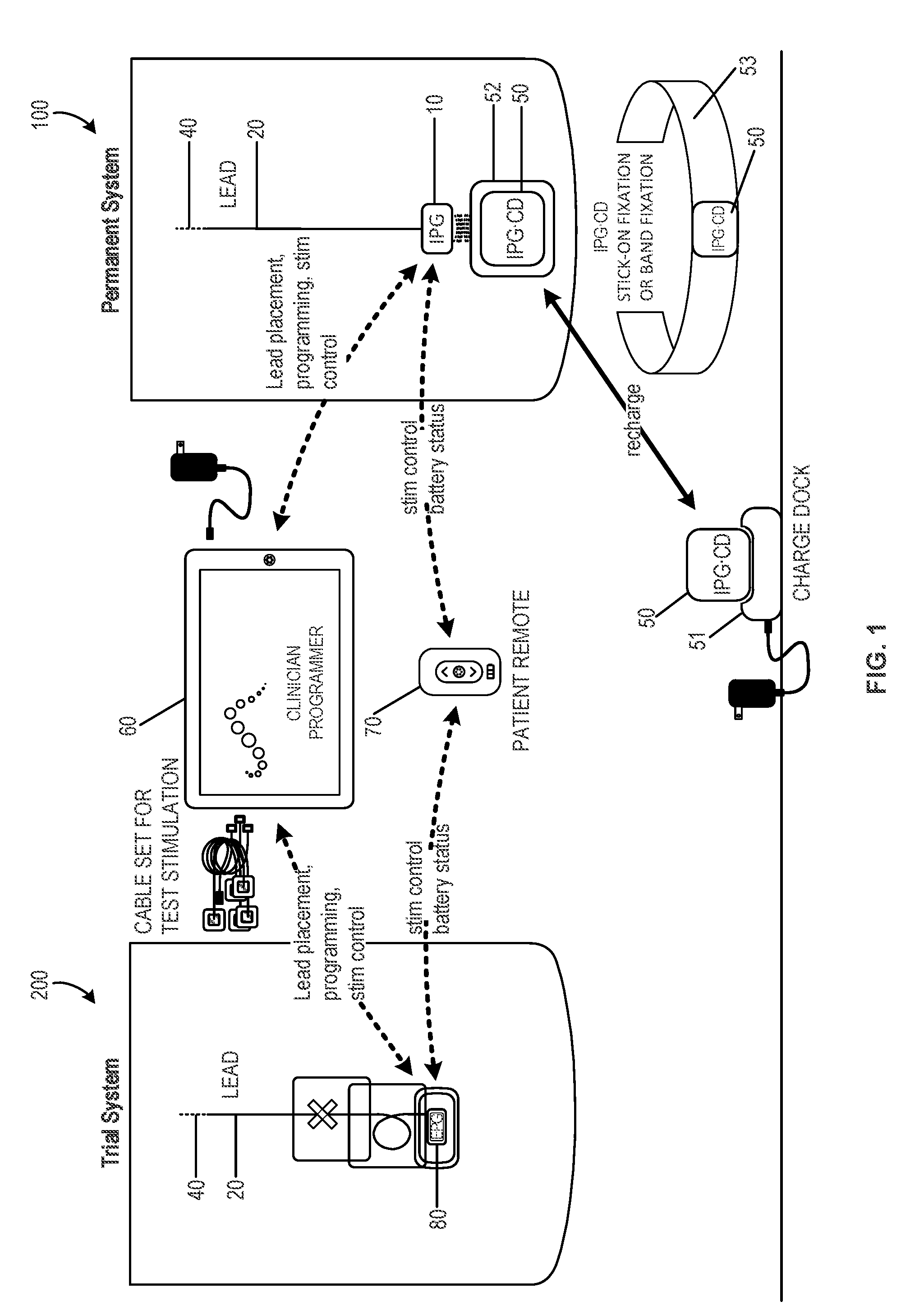 Implantable nerve stimulator having internal electronics without asic and methods of use