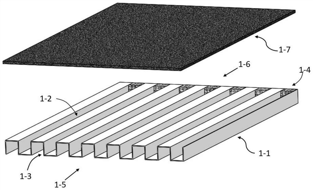 Cathode flow field plate structure of air-cooled fuel cell and air-cooled fuel cell