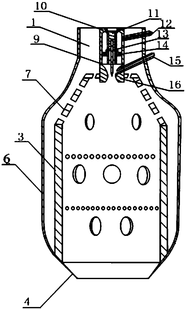 Aeroengine main combustion chamber based on plasma jet ignition and combustion