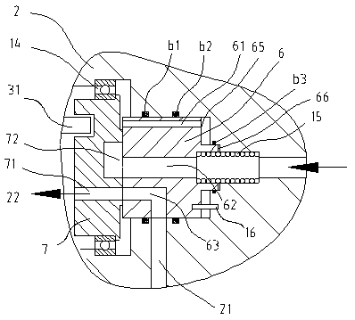 Self-decompression gas distribution mechanism and low-temperature refrigerator adopting the self-decompression gas distribution mechanism