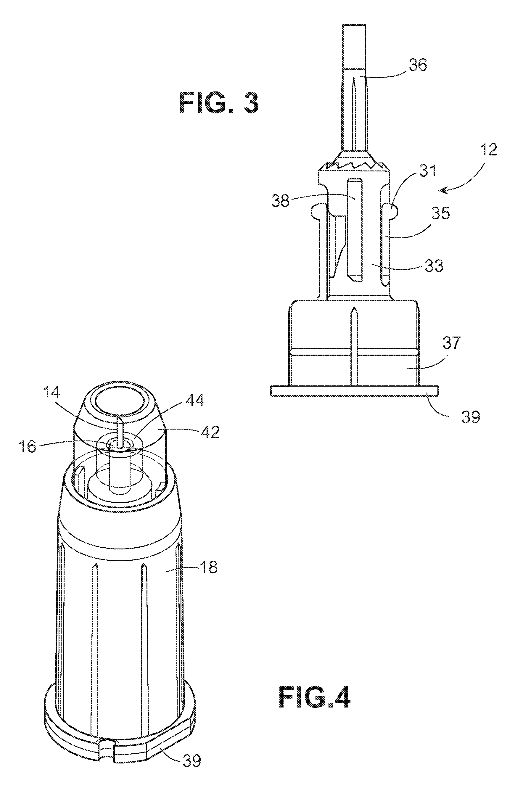 Extended hub for a safety pen needle