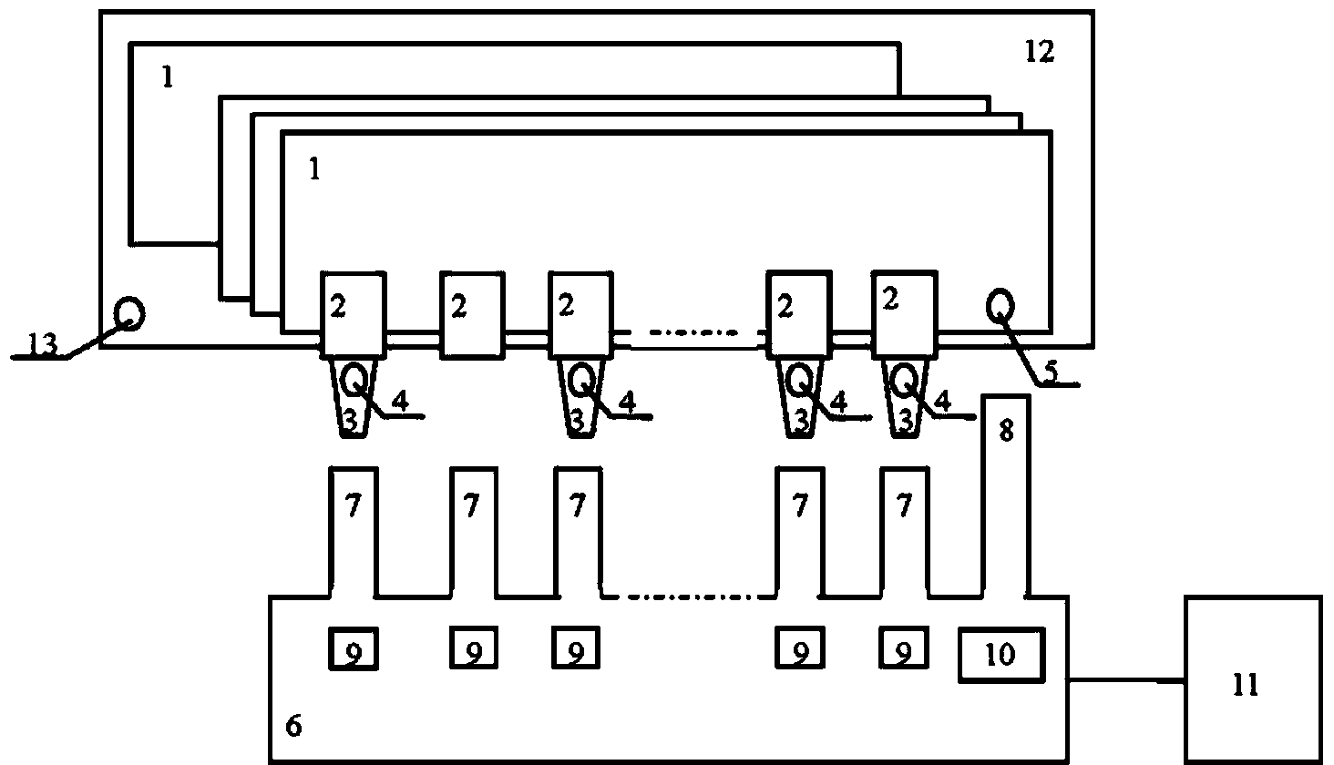 Intelligent optical fiber wiring device and method and management system