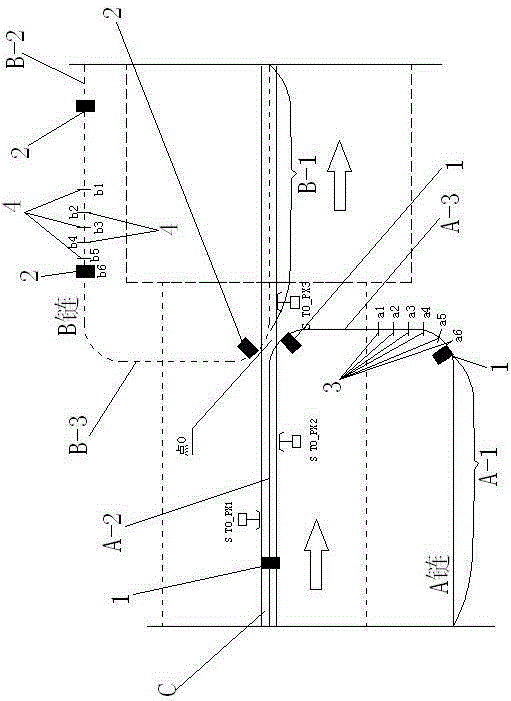 Power and free overhead conveyor synchronous conveying system and synchronous conveying method