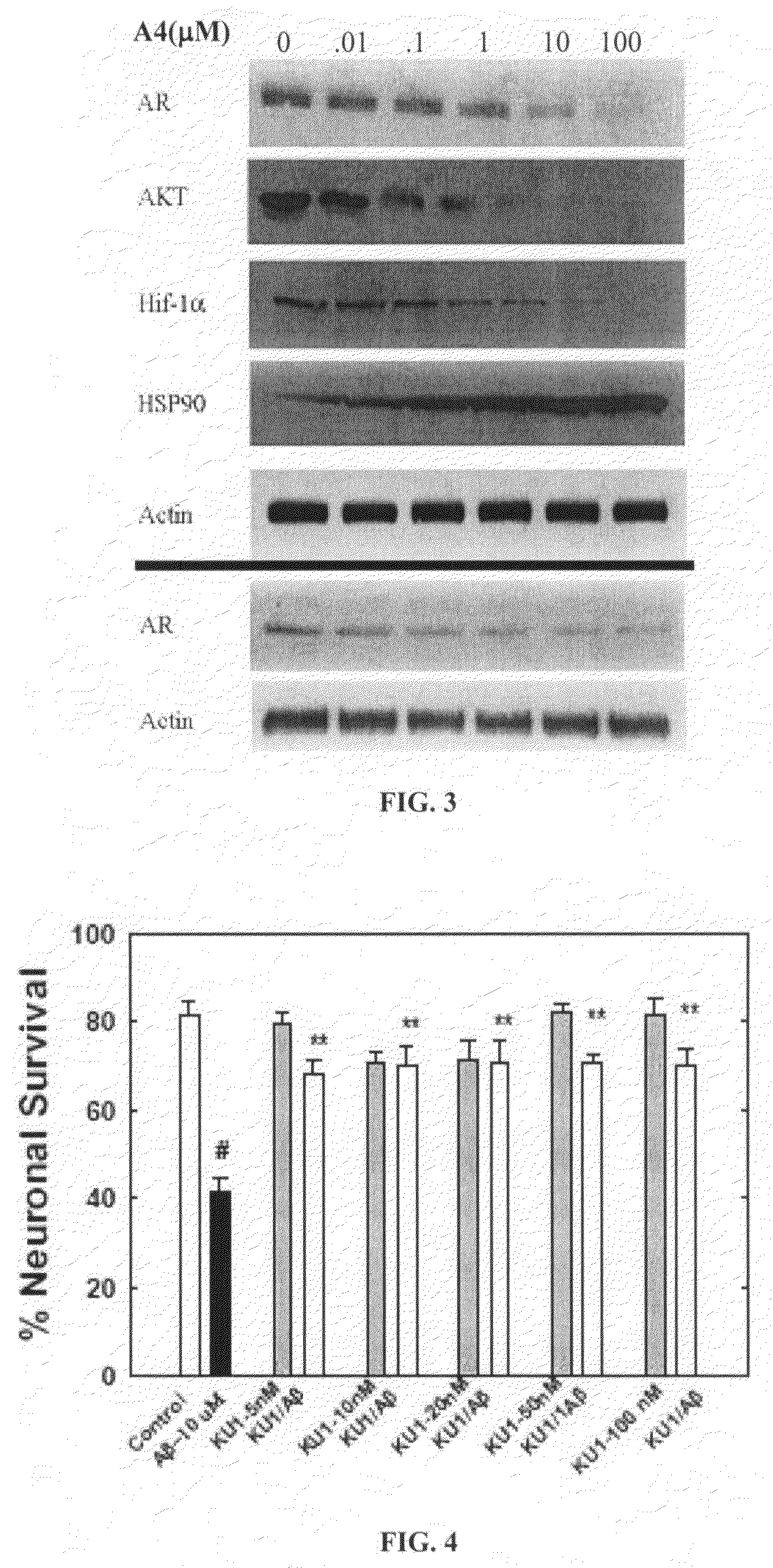 Novobiocin analogues as neuroprotective agents and in the treatment of autoimmune disorders