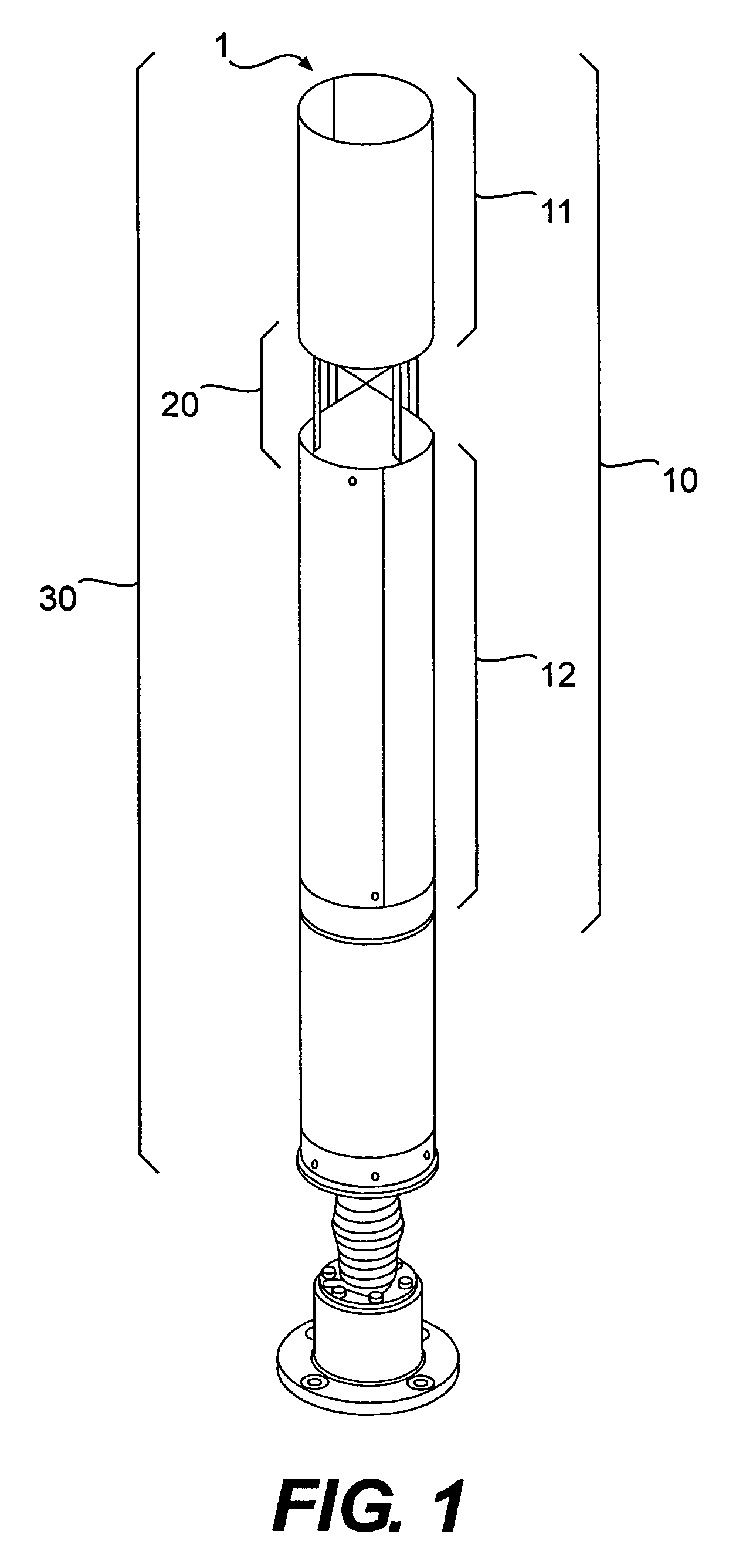 Ultra-broadband antenna system combining an asymmetrical dipole and a biconical dipole to form a monopole