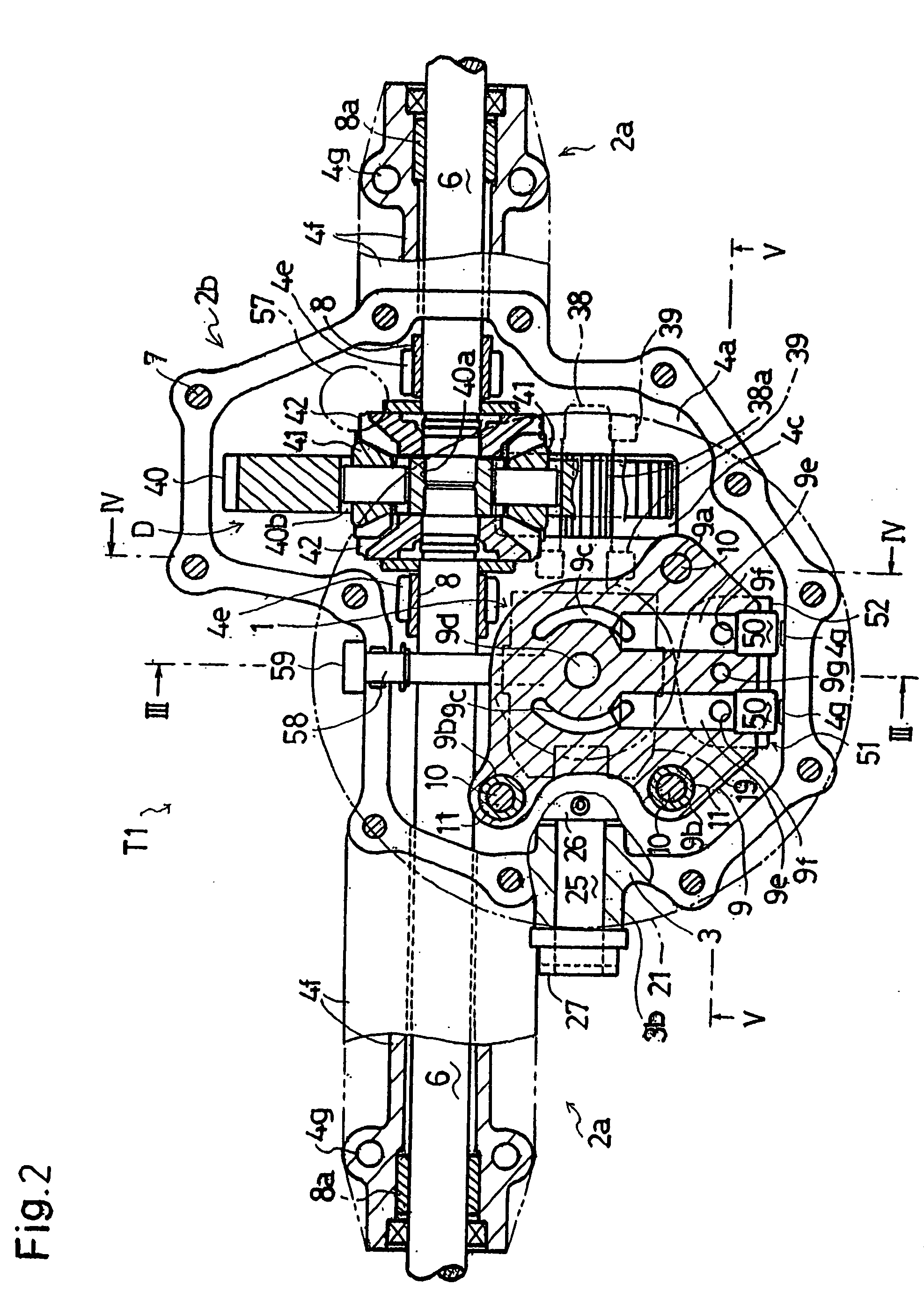 Hydrostatic transaxle apparatus