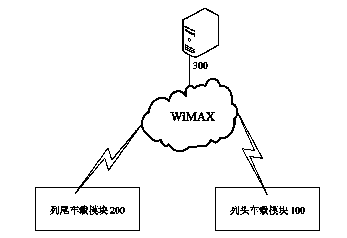 Train tail information transmission system for train