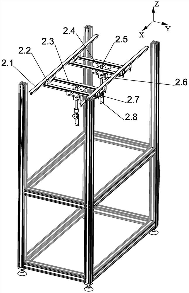 Double-vision detection belt chain cross conveying type seedling removing and supplementing transplanter