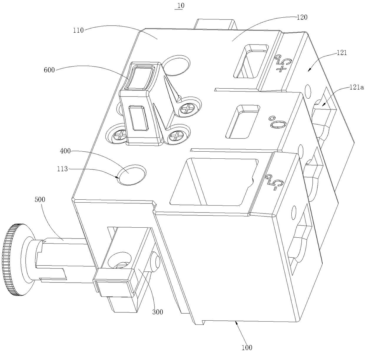 Slider angle lock and display