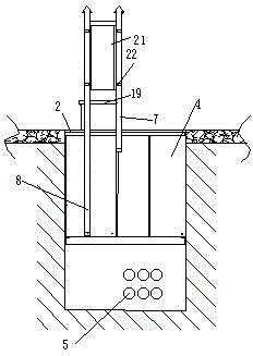 High-protection buried-type power distribution room