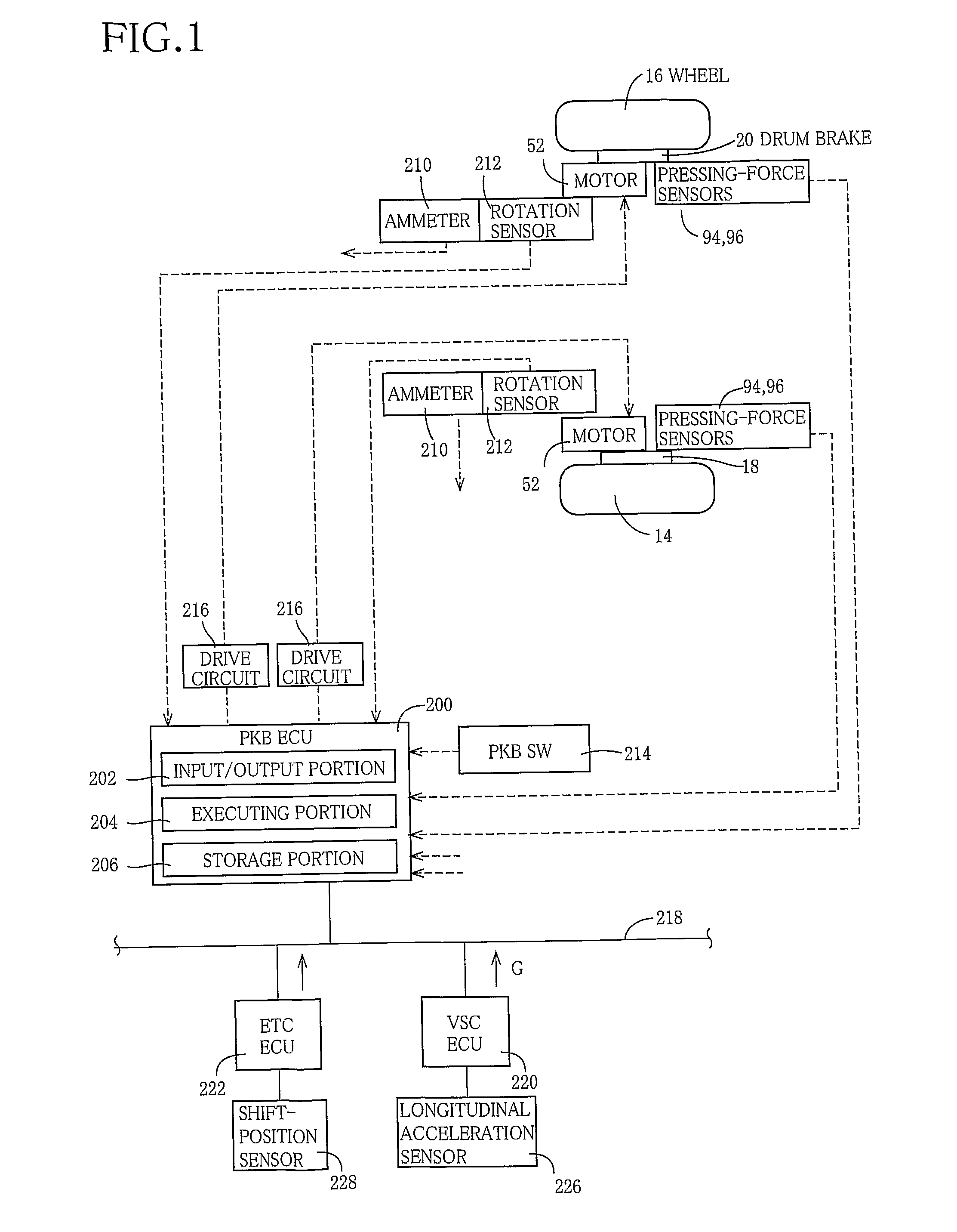 Parking brake system