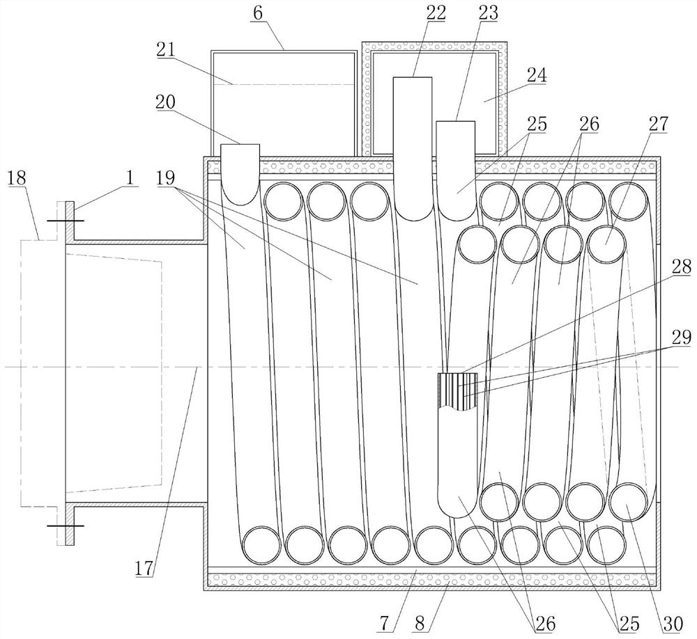 Water combustion-supporting device for combustion engine