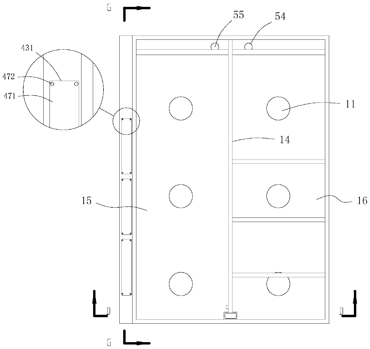 Cinnamomum camphora wood dehumidification wardrobe