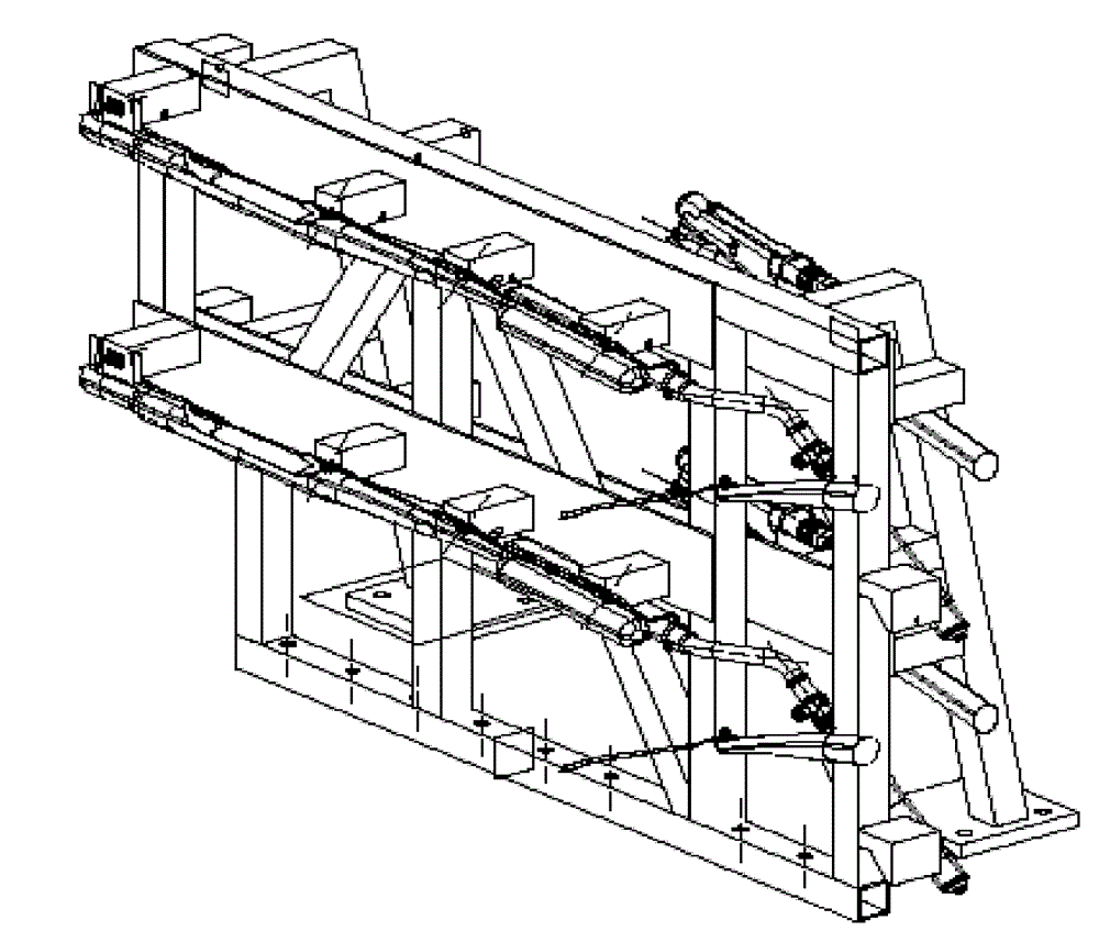 Testing apparatus of impact vibration of general CAB