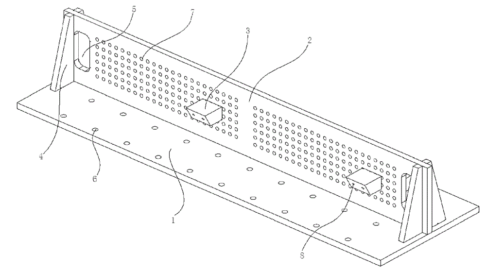 Testing apparatus of impact vibration of general CAB