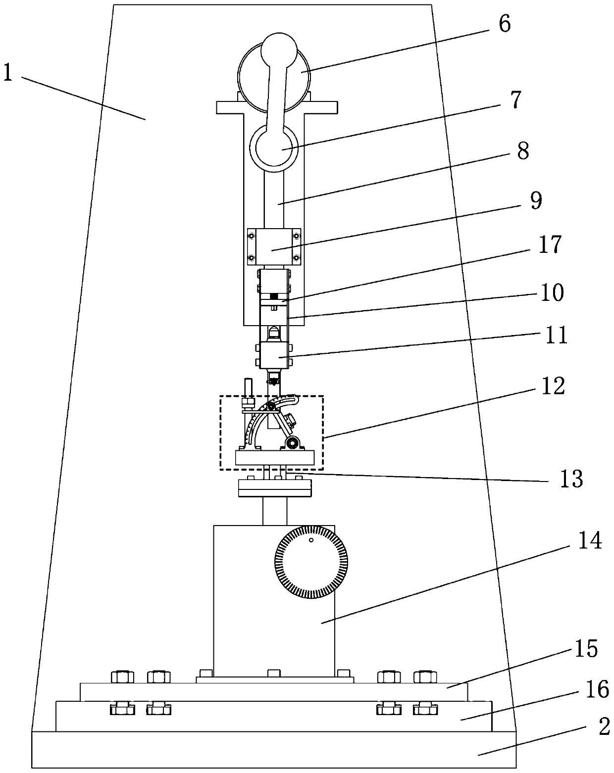 Multi-mode frictional wear test device and method