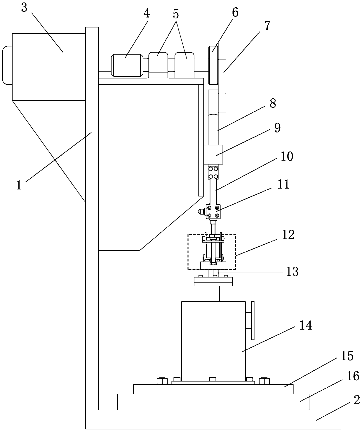 Multi-mode frictional wear test device and method